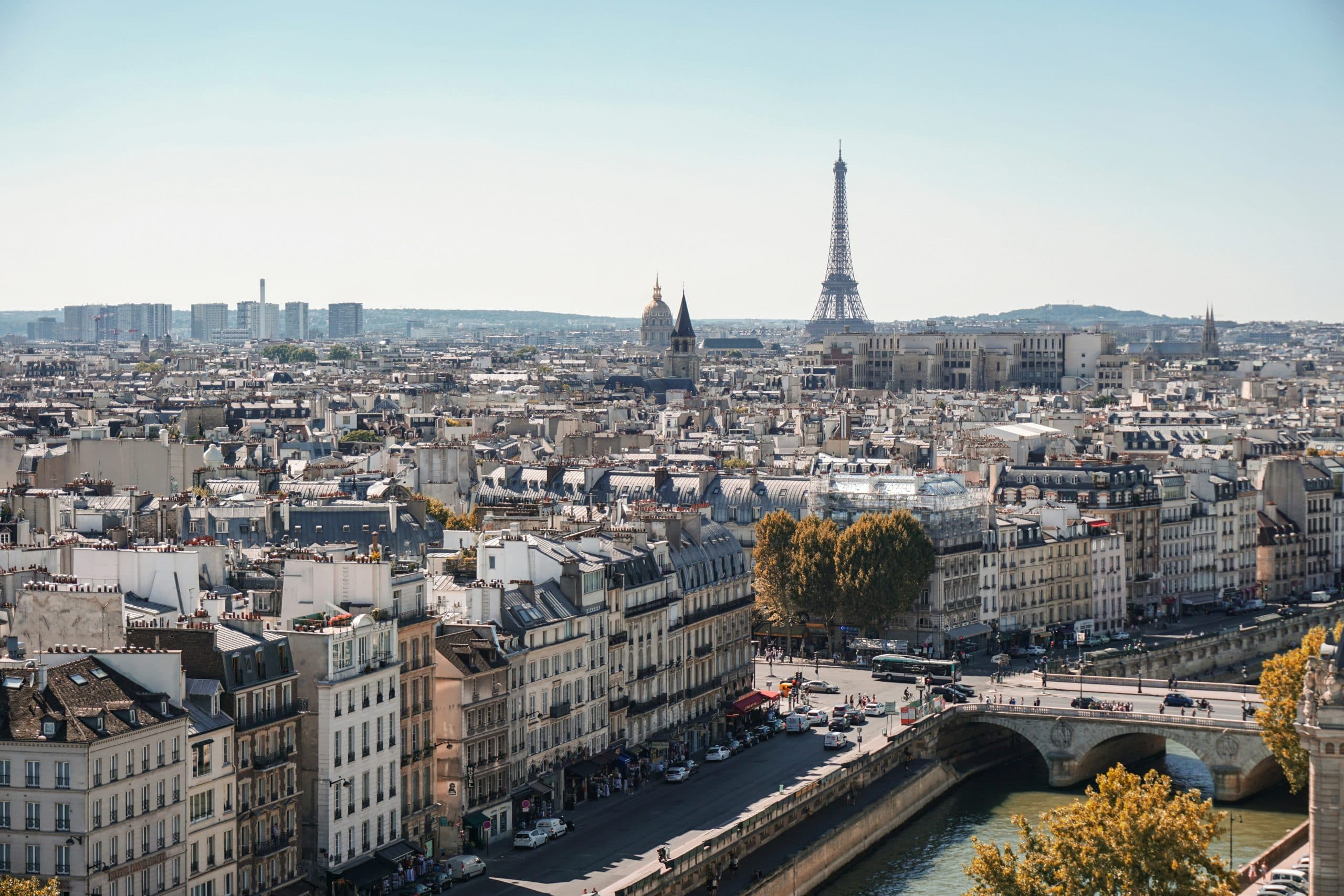 Toits de Paris et Tour eiffel